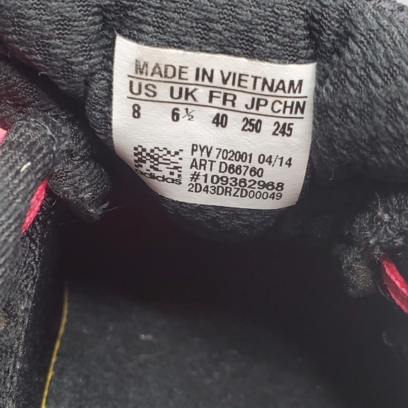 Adidas supernova sequence running training sneaker hot pink white black size 8 - Picture 7 of 12